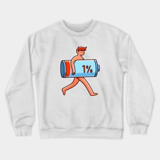 introverts one percent energy Crewneck Sweatshirt